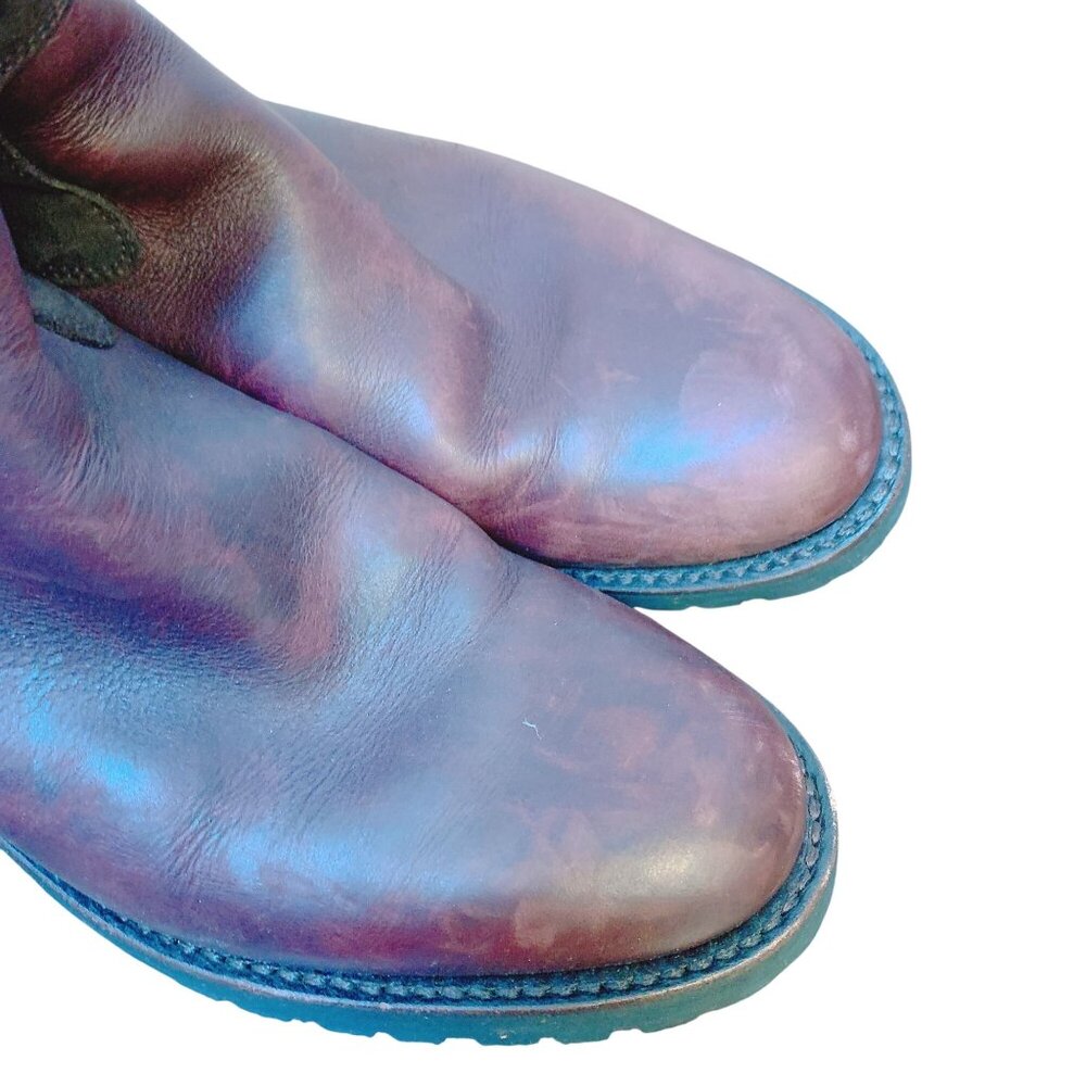 Penelope Chilvers Brown Tall Leather Boots Size 8 - Picture 5 of 5